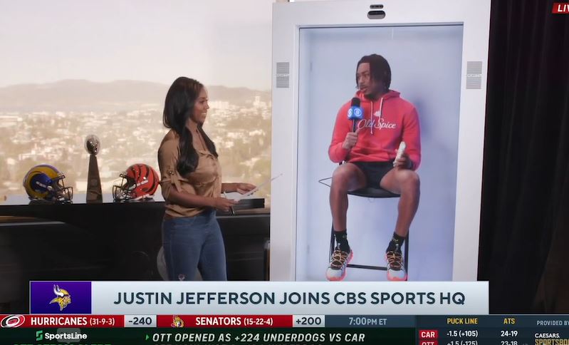 Justin Jefferson Winning Super Bowl LVI Interview via PROTO Epic WINNING