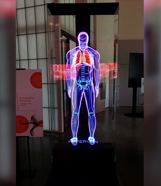 SmartV Human Hologram, The Human Body