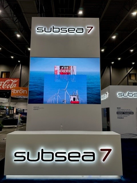 LED Tiles Subsea7 Tradeshow
